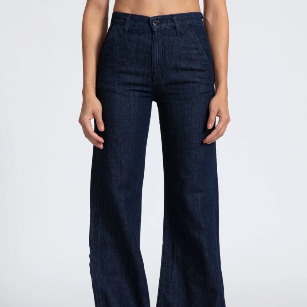 ASKKNY Denim Trouser, in Indigo, Size 28, NWT - Picture 3 of 7